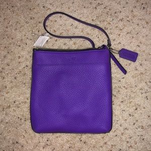 Purple Coach Crossbody purse